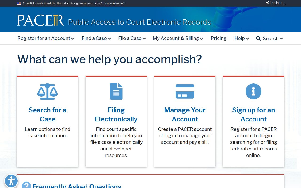 Furnas County criminal history federal PACER court records